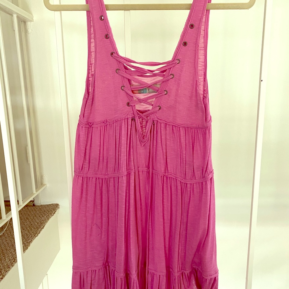 Free People Beach Lace Up Dress